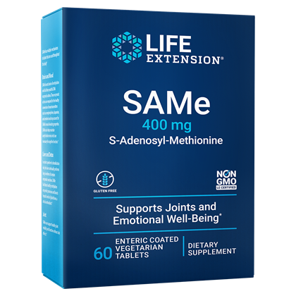 Life Extension SAMe 400mg LE - 60 kapsler