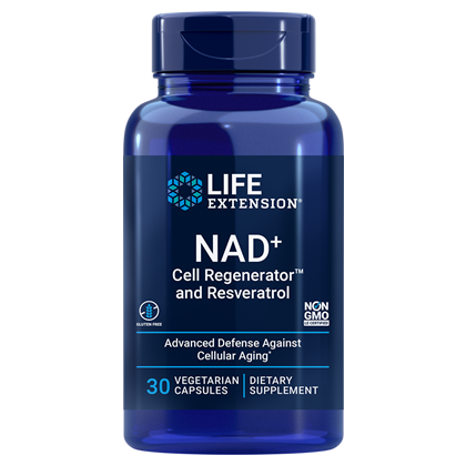 Life Extension NAD+ Cell Regenerator™ and Resveratrol - 30 kapsler