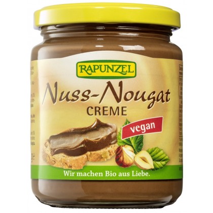 Nugatt smørepålegg, vegan, 250 g, økologisk, Rapunzel