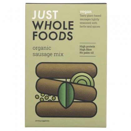 Just Wholefood - Økologisk, vegetarisk pølsemiks - 125 g 