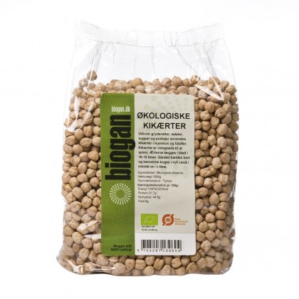 Økologiske Kikerter - 1 kg - Biogan