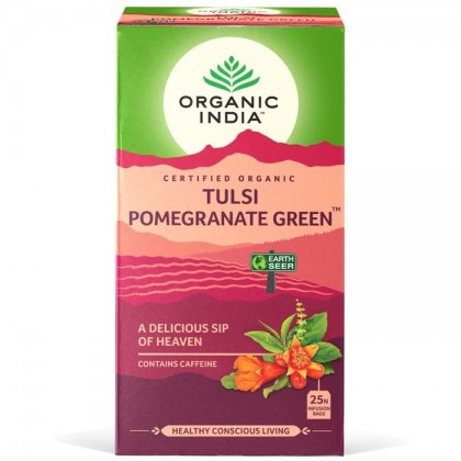 Tulsi Granateple Grønn té fra Organic India
