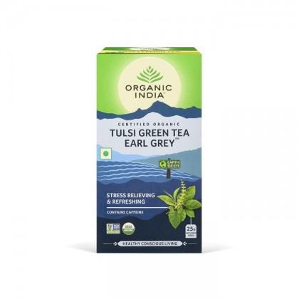 Tulsi grønn Te - Earl grey fra Organic India