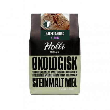 Holli mølle - 4-korns bakeblanding - 1 kg