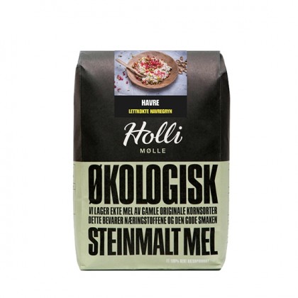 Holli mølle -  lettkokte havregryn - 500 gr