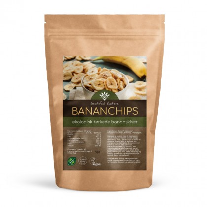 Banan Chips - Rå - Økologisk - 250 g