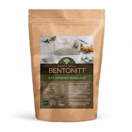 Bentonittleire - Clay - Rensende helsebringende mineralleire - 250 g