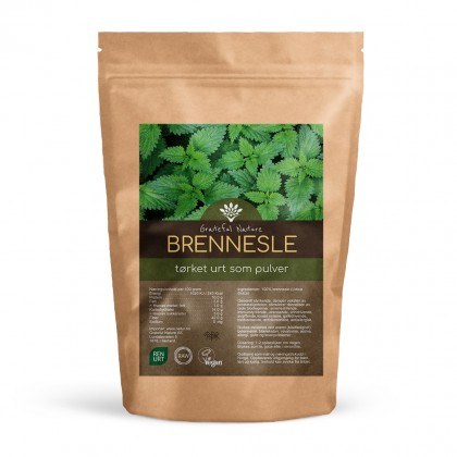 Brennesle blader - Pulver - Økologisk - 250g