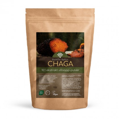 Chaga 10:1 konsentrert ekstrakt - Pulver - 200g