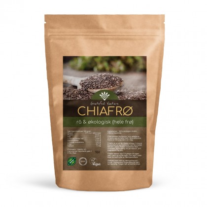 Chiafrø - Rå - Økologisk - Fulle av Omega 3 fettsyrer