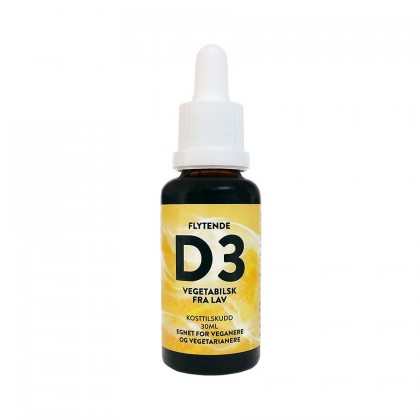 Vegansk D3 vitamin - Flytende - 30ml - 80ug