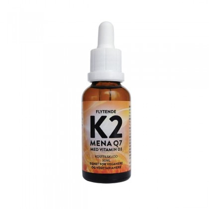 Flytende K2 med vitamin D3 - 30ml