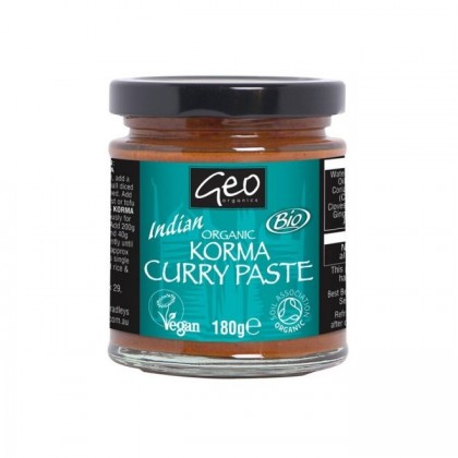 Geo organics korma curry paste 180 gr
