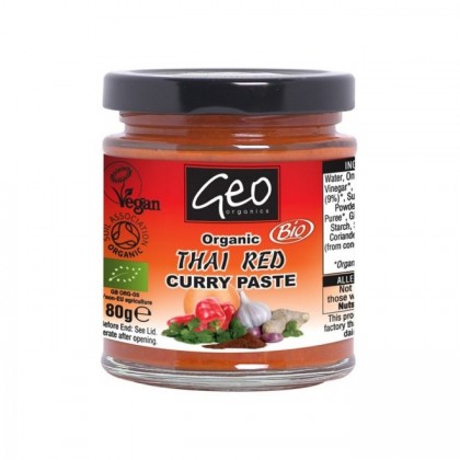 Geo organics thai red curry paste 180 gr
