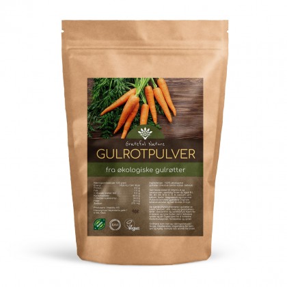 Gulrotpulver - Økologisk - 250 g