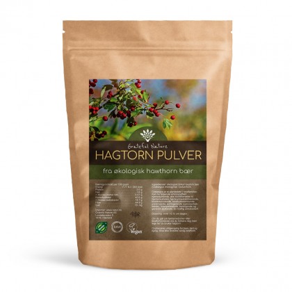 Hagtornbær - Hawthorn - Hjerte & Kar - Pulver - 250g