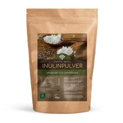 Inulinpulver fra økologisk jordskokk - Prebiotisk - 250 g