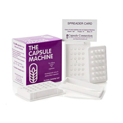 Kapselmaskin størrelse 0 - ca 500mg per kapsel