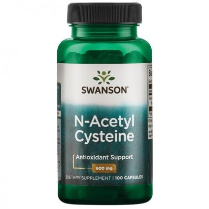 NAC aminosyre - N-Acetyl Cysteine - 100 kapsler a 600mg