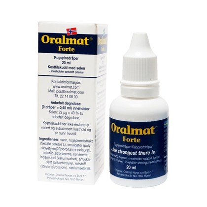 Oralmat Rugspiredråper - 25 ml