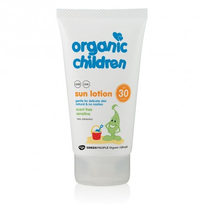 Solkrem for barn - luktfri faktor 30 - Organic Children - 150ml