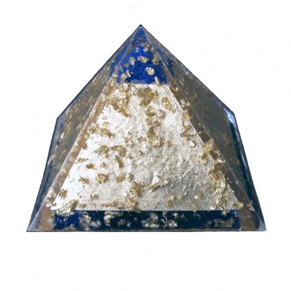 Orgonitt Power Pyramide - Gull - Orgonite