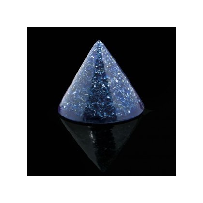 Orgonitt HHG - Blå - Holy hand grenade - Orgonite Cone - Stor