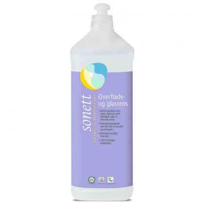 Overflate- og vindusvask, refill, 1 liter, økologisk, Sonett