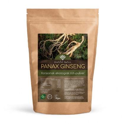 Panax ginseng - Koreansk - Pulver - Økologisk