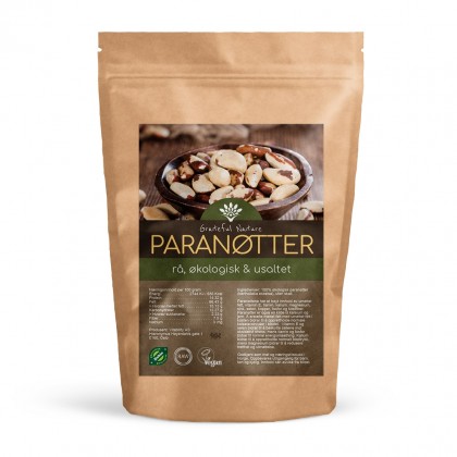 Paranøtter - Brazil Nuts - Økologisk - 500 g