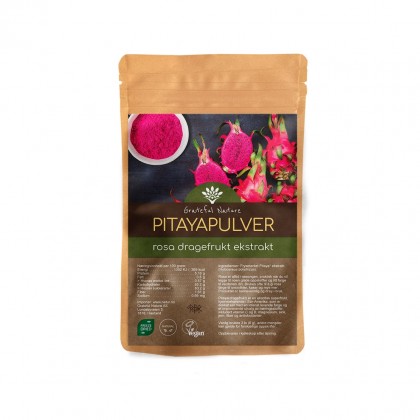 Pitaya - Rosa pulver - Dragefrukt - 70g