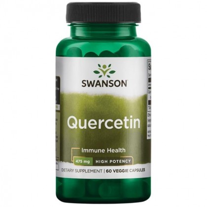 Quercetin - Høy potens - 475 mg - 60 kapsler