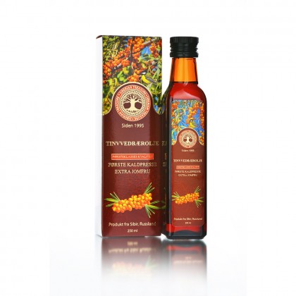 Tindvedbærolje - Sea buckthorn oil - 250 ml