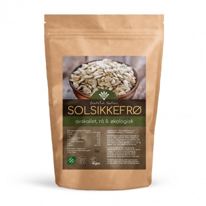 Solsikkefrø - Økologisk - 250 g