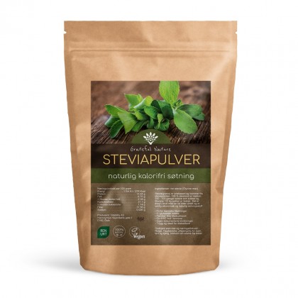 Ren Stevia - grønt bladpulver - 125 g 
