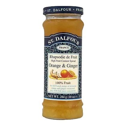 St Dalfour orange og ginger syltetøy 290 g