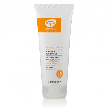 GreenPeople - Solkrem faktor 15 - Tan Accelerator - 200ml