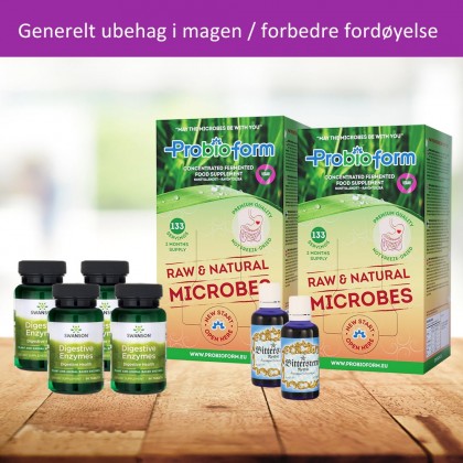 Generelt ubehag mage-tarm eller vedlikehold - Spar 20%