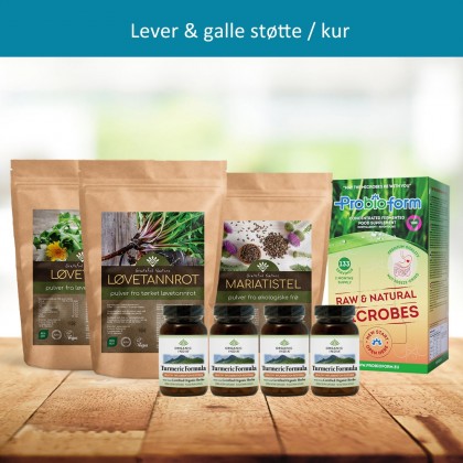 Lever og galle støtte - 4 måneder kur - Spar 20%