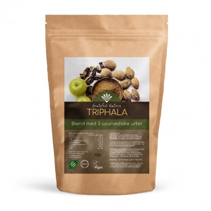 Triphala - Ayurvedisk pulver - Økogisk - 250g
