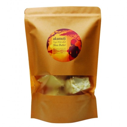 Akamuti Virgin Shea Butter, sheasmør - Økologisk  - 500 g