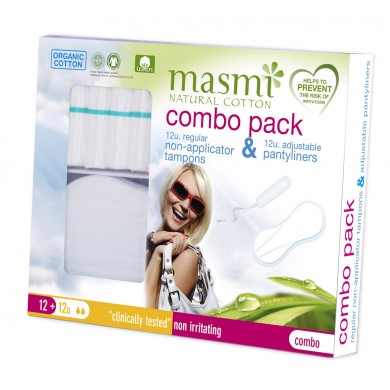 Masmi Combopack - 12 tamponger + 12 truseinnlegg
