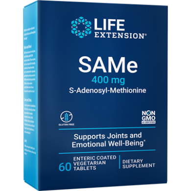 Life Extension SAMe 400mg LE - 60 kapsler