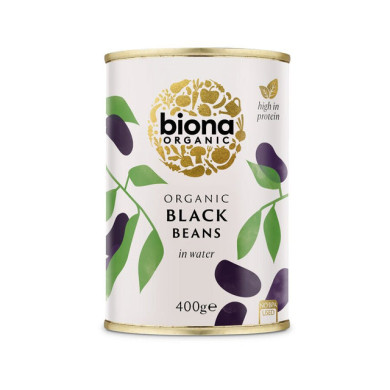 Sorte bønner - Økologisk -  Biona black beans - 400 g