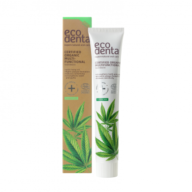 ECODENTA Organic Multifunctional Toothpaste Hemp (uten fluor)