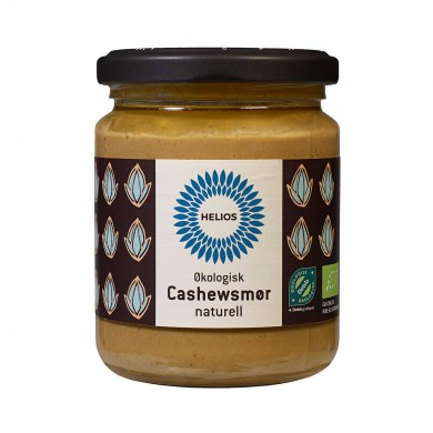 Helios - Cashewsmør Naturell Økologisk - 250 g