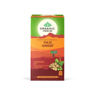 Tulsi Ingefær té fra Organic India