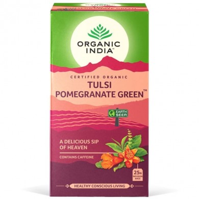 Tulsi Granateple Grønn té fra Organic India