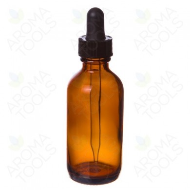 Mørk glassflaske med pipette - 60 ml - Aromatools