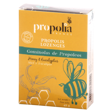 Propolis halspastiller - Honning og eucalyptus - 45 g